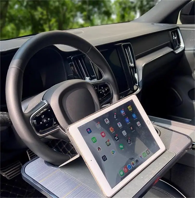 Multi Functional Car Steering Wheel Tray Car Seat Dining Table Tray Car Seat Table for Writing Laptop Dining Food Drink Work
