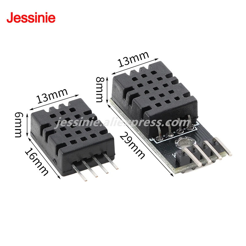 5 قطعة/1 قطعة DHT20 وحدة استشعار درجة الحرارة والرطوبة الرقمية ترقية DHT11 مع مسبار مستشعر الإخراج I2C لاردوينو