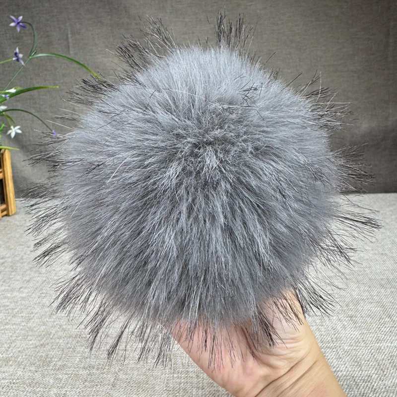 2025 New Faux natural fox fur pompom raccoon fur High quality pom pom for hat beanies For Caps Bags Scarf ﻿