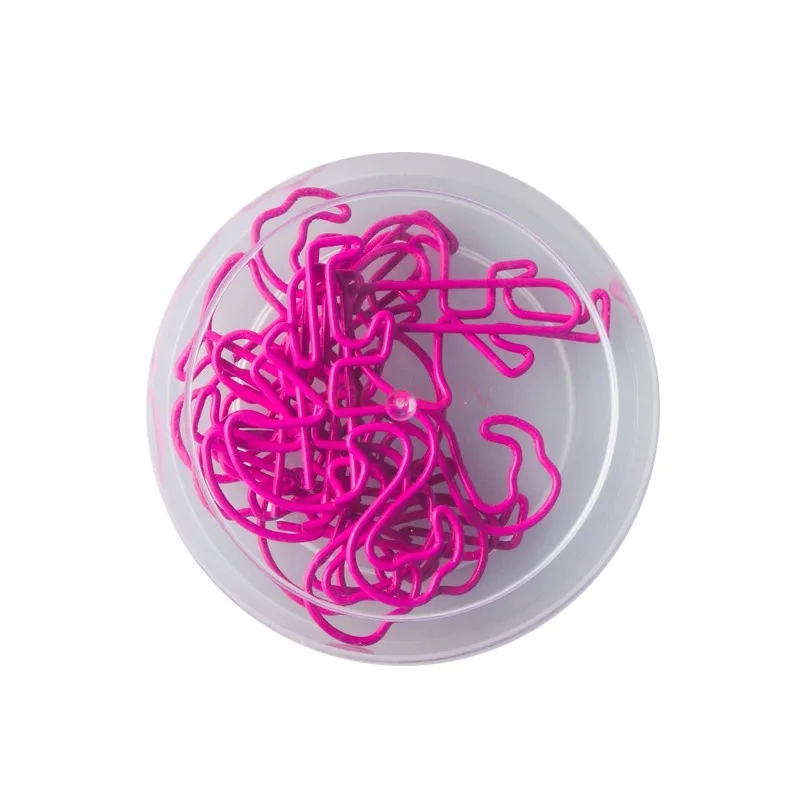 8pcs Pink Flamingo Paper Clips New Elements Creative Animal Pins