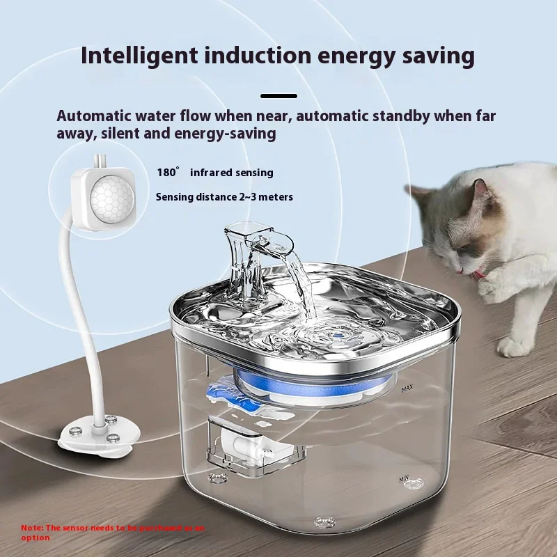 

Pet Water Dispenser, Automatic Fountain Sensor, Cat Water Dispenser, Constant Temperature Intelligent Cat Supplies