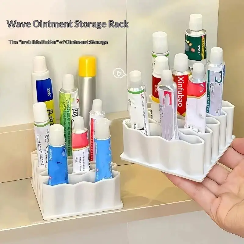 Hot Sale 1Pc 32 Compartments Ointment Storage Box Durable Desktop Organizer Sturdy Space Saving Storage Rack