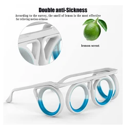 Anti-Motion Sickness Glasses Professional Men Driving Sickness Goggles Fishing Camping Accessories Game Anti-Sickness Glasses