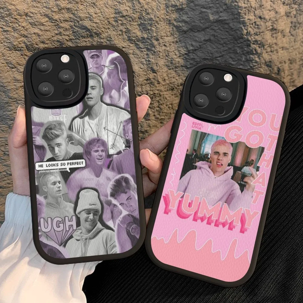 

Justin Bieber Phone Case Hard Leather For iPhone 14 13 12 Mini 11 14 Pro Max Xs X Xr 7 8 Plus Fundas