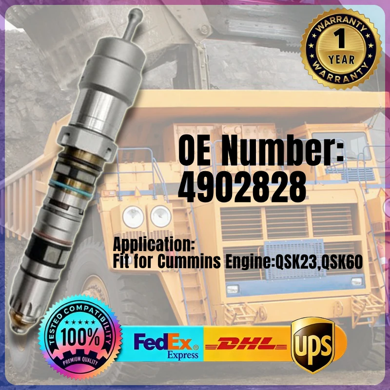 

Топливная форсунка 4902828 4062091 4077077 для двигателей Cummins QSK23 QSK60