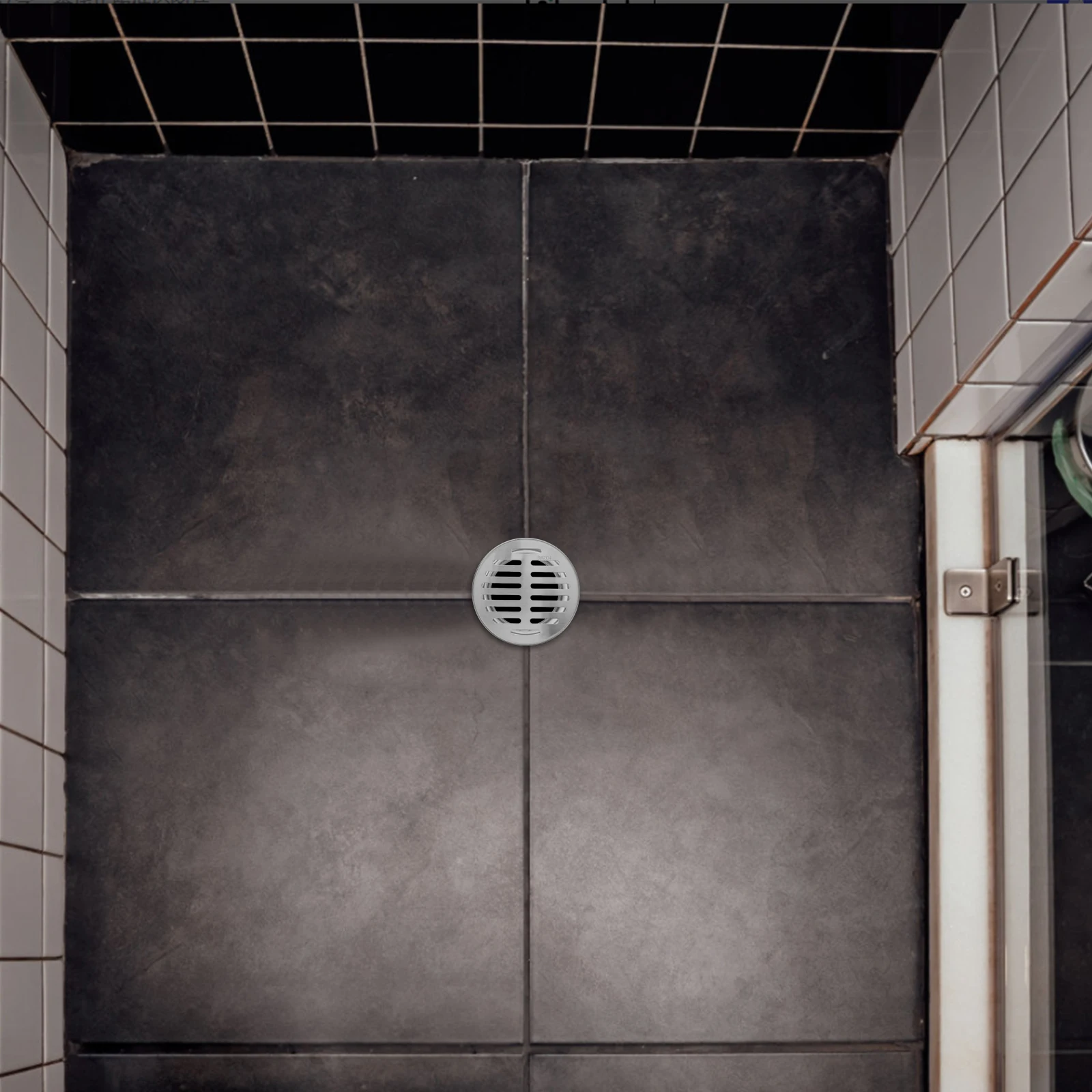 

Stainless Steel Floor Drain Outdoor Anti-Blocking Heavy Duty Thickened Fast Drainage Large Capacity Round Design For Garden