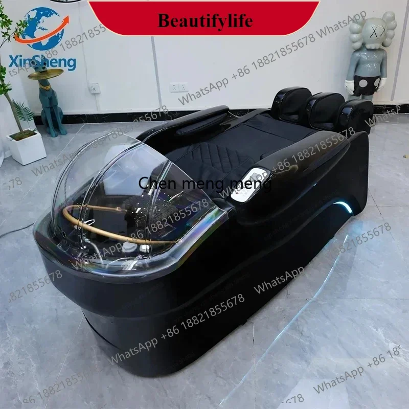 

M1382025 Modern Design Japanese Head Shampoo Chair and Massage Bed with Wash Basin and Ceramic Sink for Barber Salon