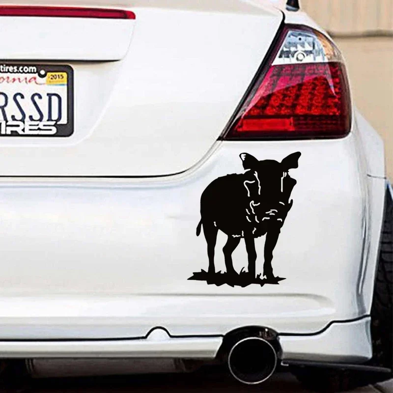 Car Sticker Wart Hog Hurnting Die-Cut Vinyl Decal Car Body Bumper Rear Window Sticker