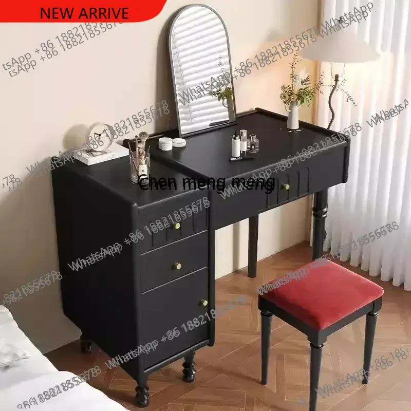 

z183 French Dressing Table Makeup Vanity Set with Stand Storage Dresser Table Set with Mirrored Drawers and Stool Vanity Dresser