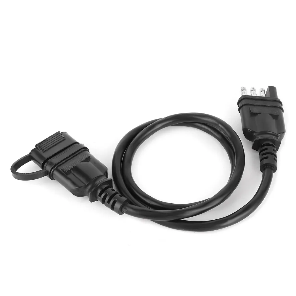 

32in Length 4 Pin Flat Extension Cable 4 Pin Flat Wire Plug RV Trailer Connector Male Female Connector Boat Connection