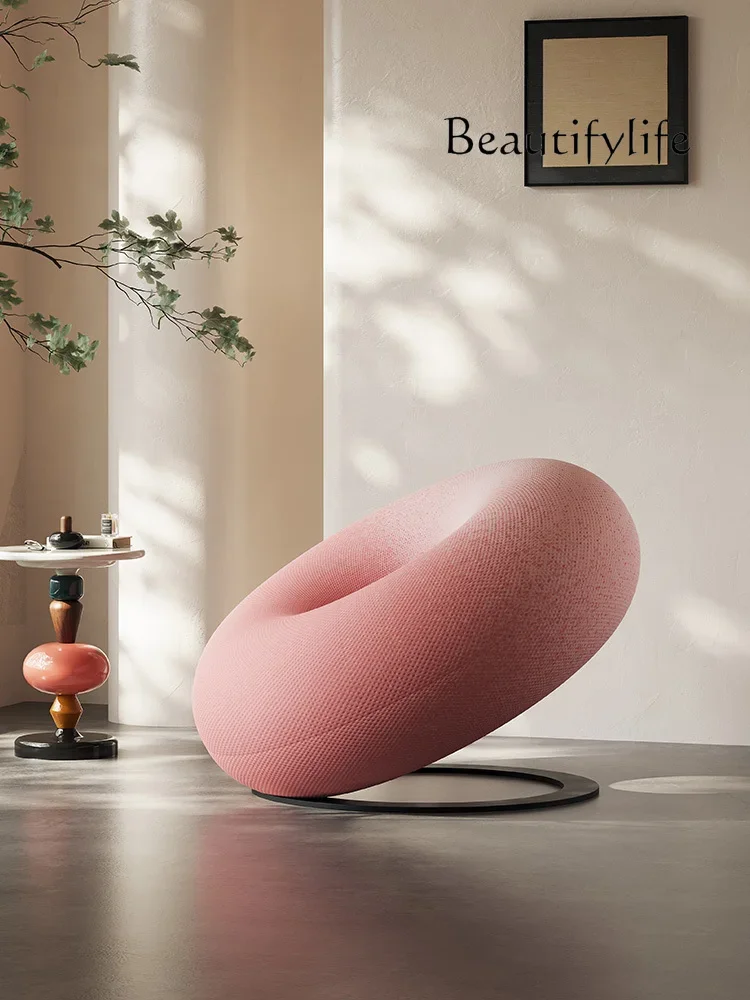 

OW Donut single chair lazy minimalist creative new home living room bedroom designer light luxury simple style