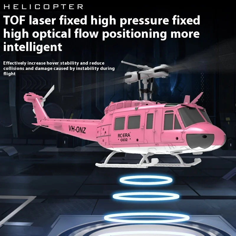 ใหม่ Uh-1 หกช่อง Aileron ฟรี Flying Stunt เฮลิคอปเตอร์รีโมทคอนโทรลไฟฟ้าจําลองเฮลิคอปเตอร์ติดอาวุธของเล่น