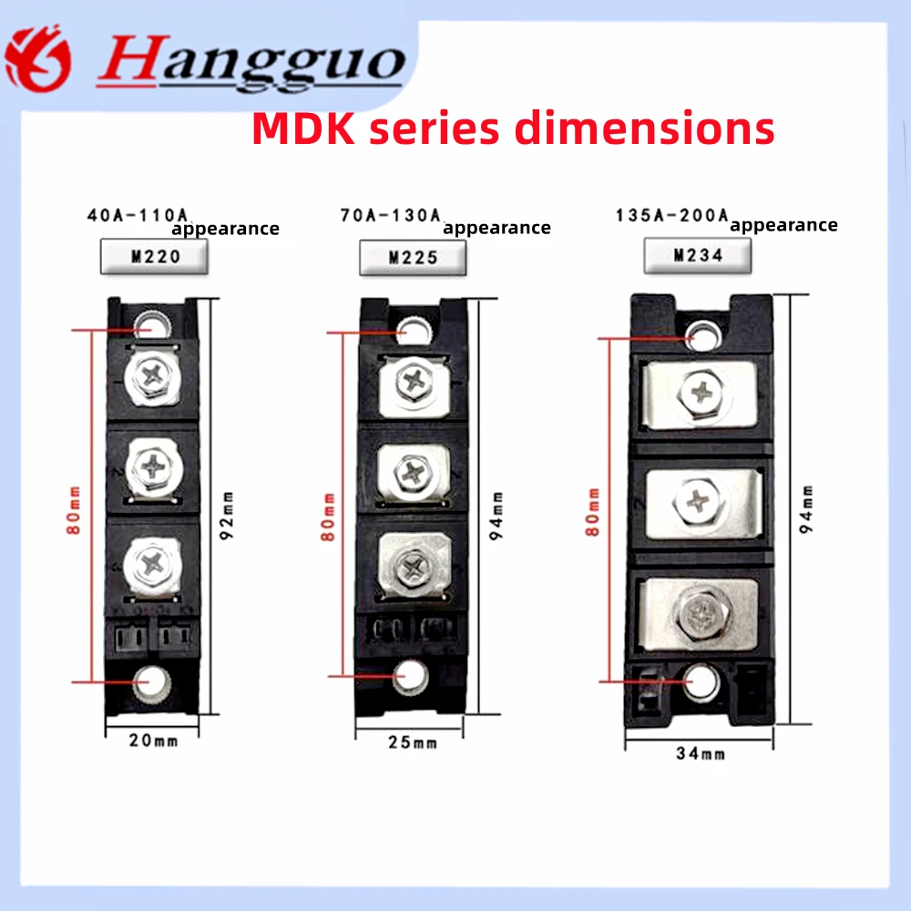 MDK55A Anti-Reverse-Lade-Diode MDK 40A 55A 70A 90A 100A 110A 130A 1600V 160A 200A DC Anti-Reverse-Flow Anti-Reverse-Ladung – Detail 25