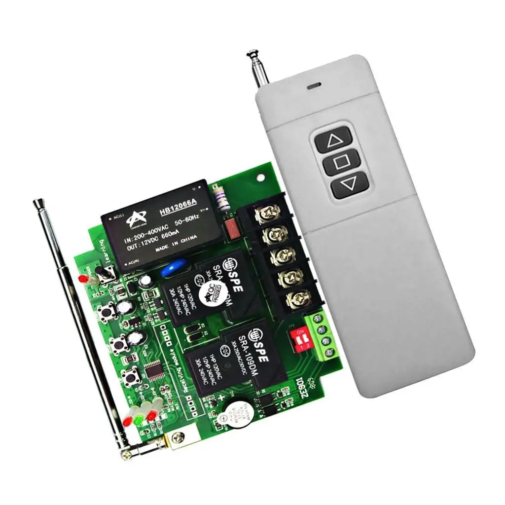 

2-Channel 433M Learning Module Wireless RF Remote Switch + Remote Control Wide Application