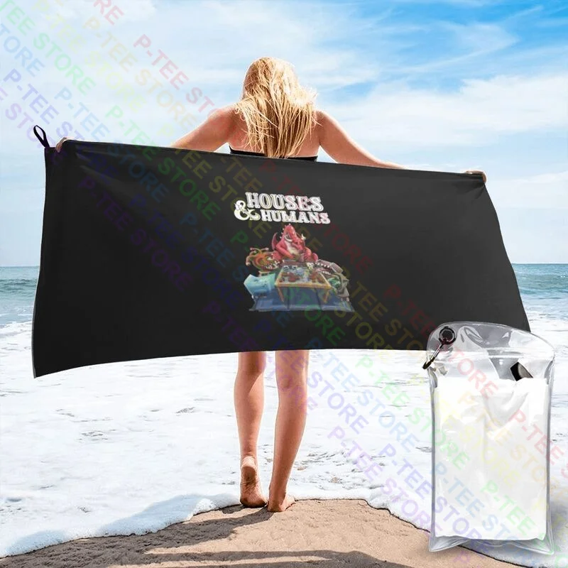 Houses And Humans Quick dry Towel For Gym Beach Towel Personalized