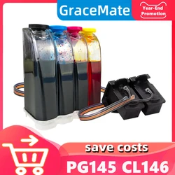 PG145 CL146 Ink Cartridges CISS Replacement for Canon pg145 cl146 for Pixma IP2810 MG2410 MG2510 MG2910 Refill Ink Kit 145 146