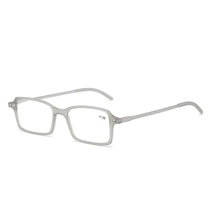 New Fashion Square Reading Glasses Women Men  Portable Business Middle-Aged Presbyopia Eyeglasses