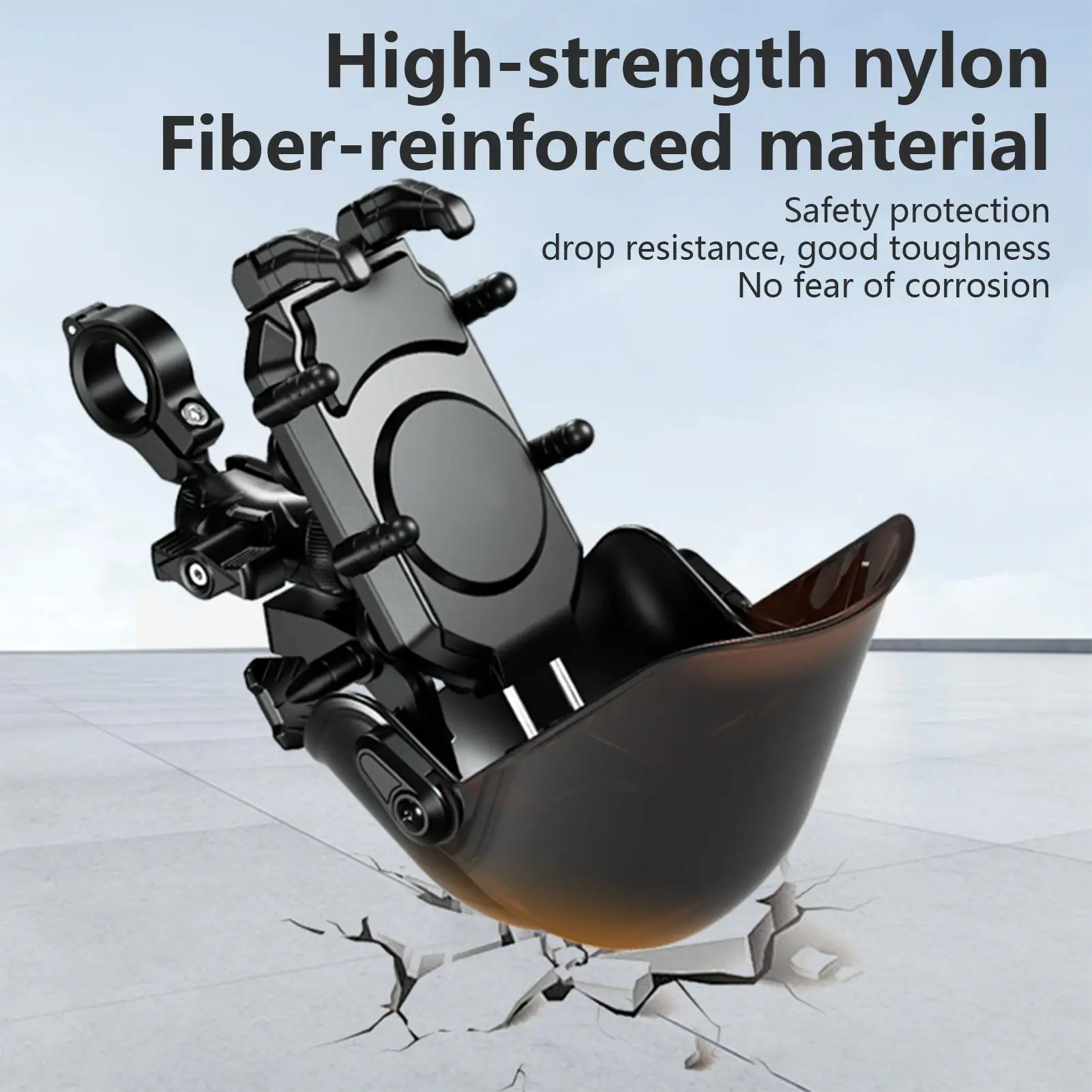 

Cell Phone Holder Visor Helmet Navigation Sunshade Hat Riding Phone Holder Sunshade Cycling Safety Phone Protector