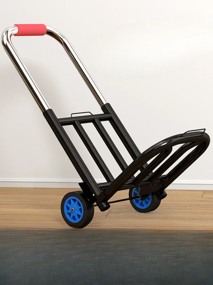 Trolley, folding car, carrying household artifact, trailer, grocery shopping, trolley, portable luggage, small trolley