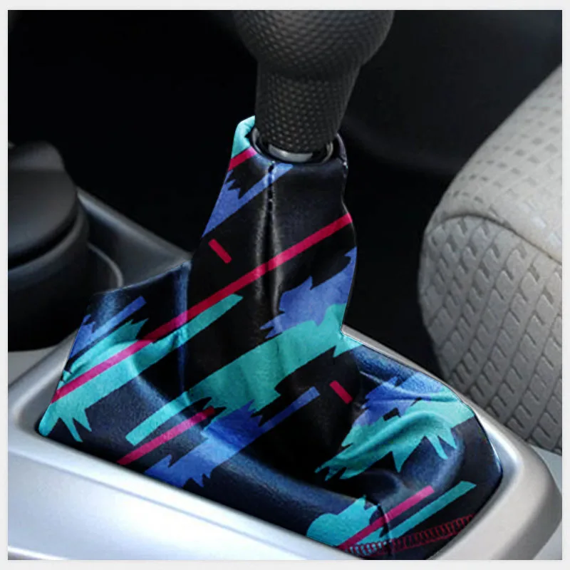 Dollar Money Car Gear Knob Cover Manual Automatic Camouflage Cloth Universal Shifter Speed Up Stop Protective Auto Accessories