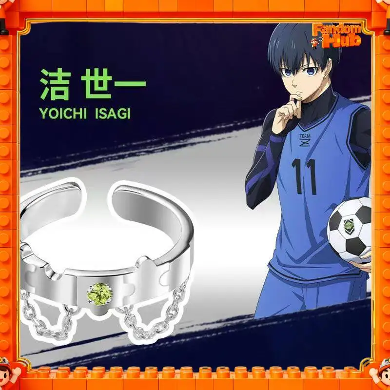 

Blue Lock Anime Peripheral Ring Isagi Yoichi Cosplay Prop Accessory Anime Toy Gift For Fans