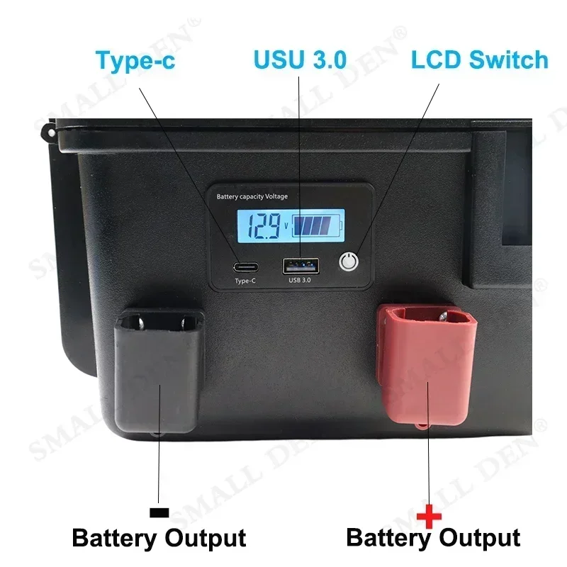 12.8V 80Ah LiFePO4 Battery 12.8V Power Battery 4000 Cycles For RV Campers Golf Cart Off-Road Off-grid Solar Wind