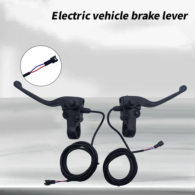 

1 пара 255PDD электрический скутер, тормозная ручка, тормозной рычаг, запасные части, детали тормозной ручки скутера L R