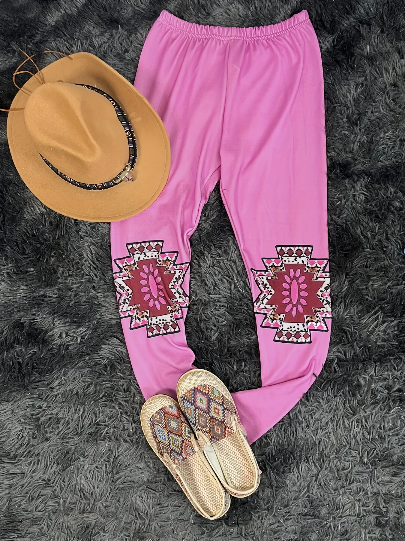 Calças femininas com fundo rosqueado casual solto ajuste calças de cintura alta para senhoras plus size