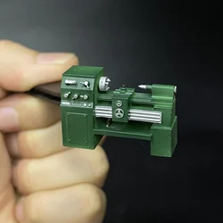 1:64 Scale Auto Repair Machinery Equipment Dynamic Lathe Pliers Workshop Garage Accessories Miniature Garage Scene Shooting