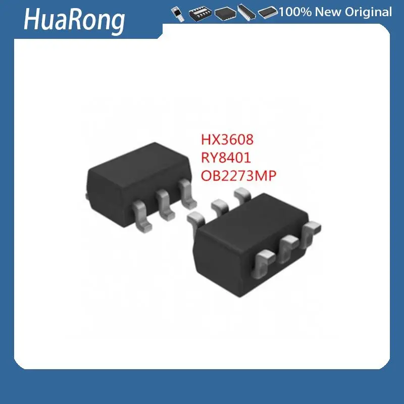 50 قطعة/الوحدة HX3608 B628 RY8401 OB2273 OB2273M OB2273MP SOT23-6