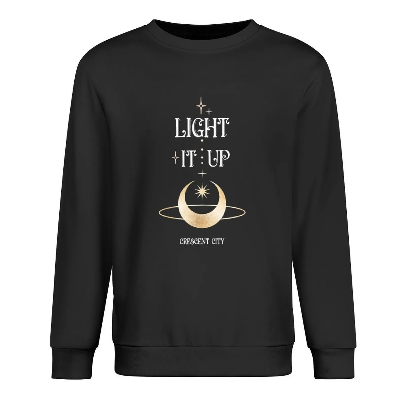 

Light it Up - Crescent City Pullover autumn clothes tracksuits japanese style men clothing hooded sweatshirt for men