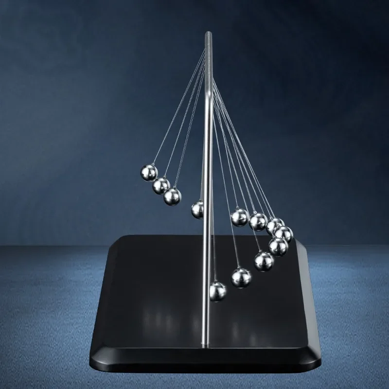 

Stainless steel chaotic pendulum light luxury office desktop decoration ornament