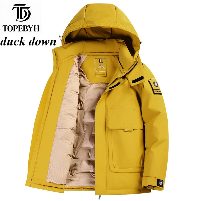 

(Горячая распродажа) Новая модная мужская пуховая куртка для активного отдыха, повседневная