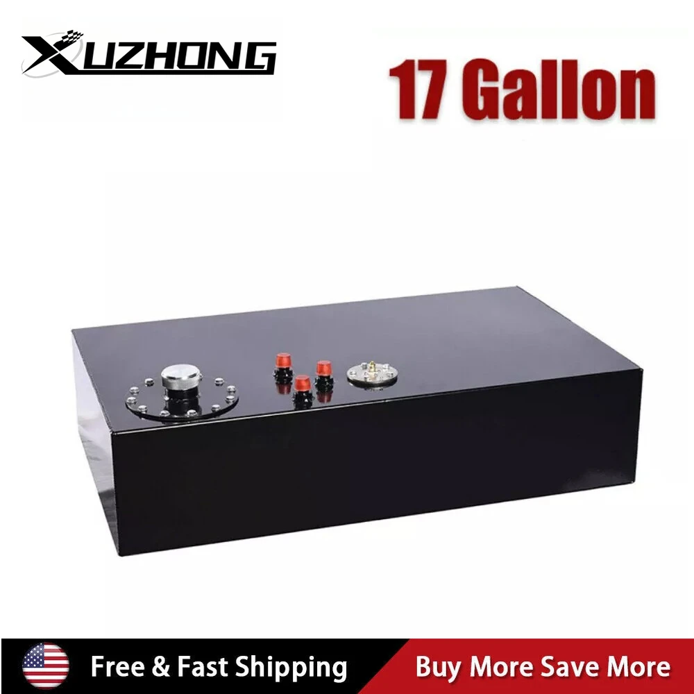 

17 Gallon Aluminum Street Rod Fuel Cell Gas Tank with Cap & Level Sender 64L