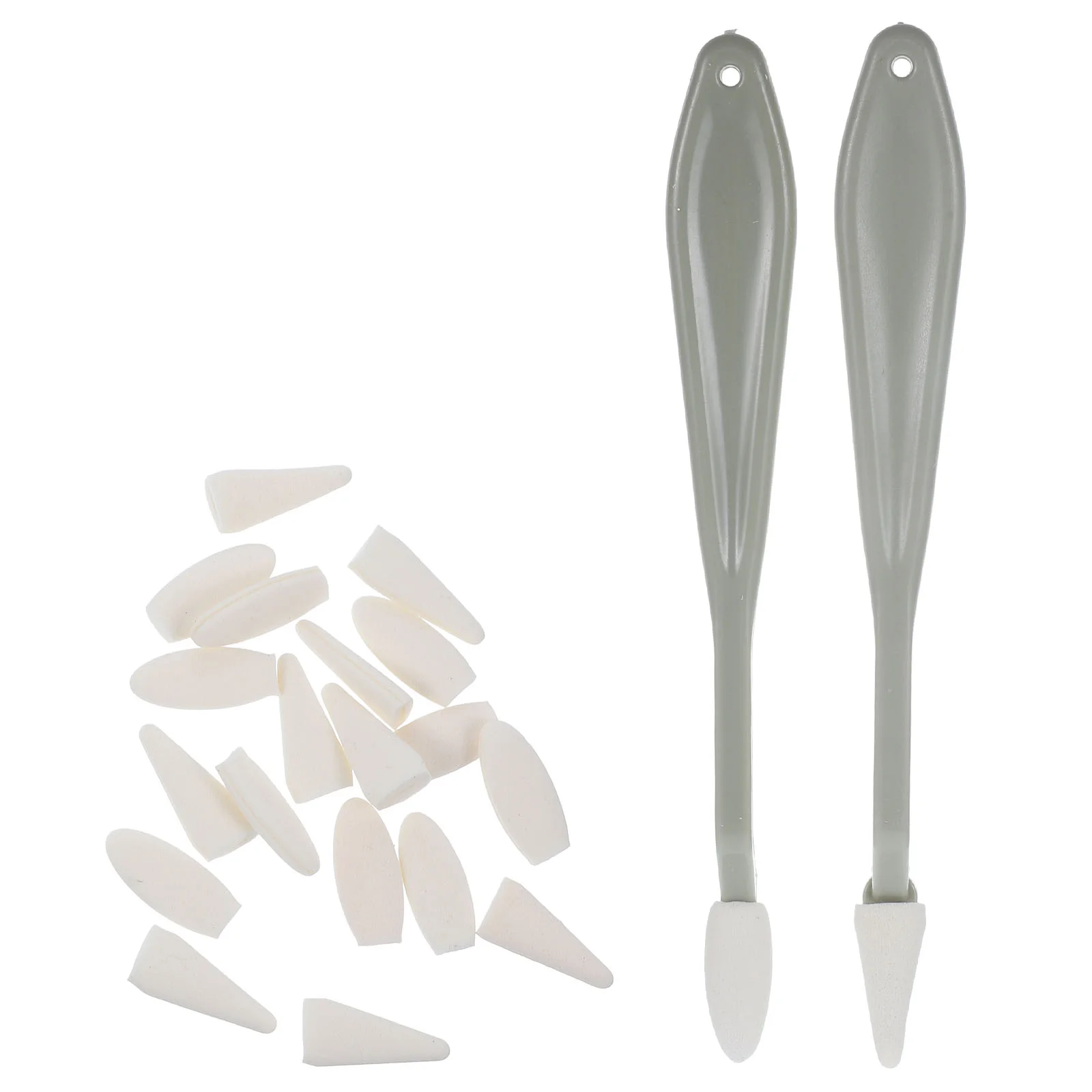 Stick Sponge Head Plug Electric Scrubber Blending Sticks for Drawing Plastic + Sketch Stumps Dad Cleaning Tools