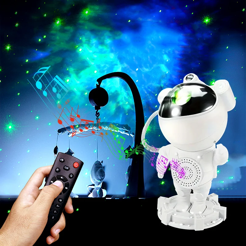 Astronaut Nebula Galaxy Projector nightlight Bluetooth music, bedroom decor, Christmas birthday gifts for adults and children