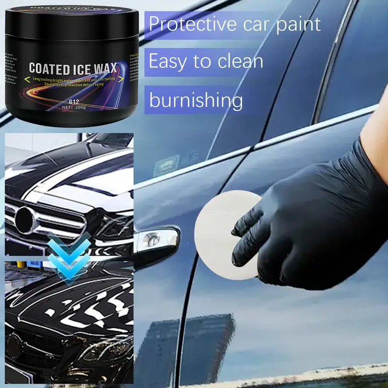 For Car Wax For Car Paint Hydrophobic Auto Coating Wax Top Coat Car Paint Protection Detailing Supplies For Trucks Motorcycles