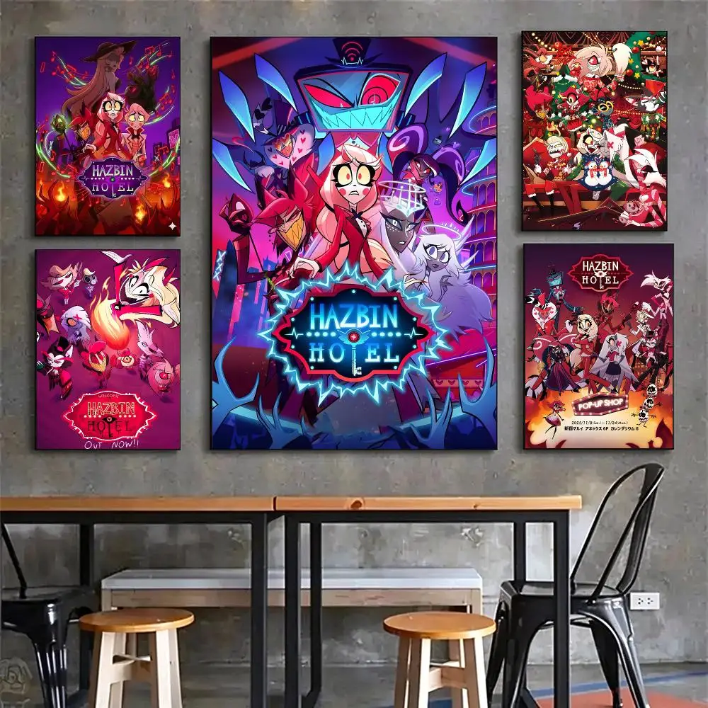 animation Hazbin Hotel New Arrival Popular Art Print Poster HD Wall Art Sofa Home Decor Gift For Fans