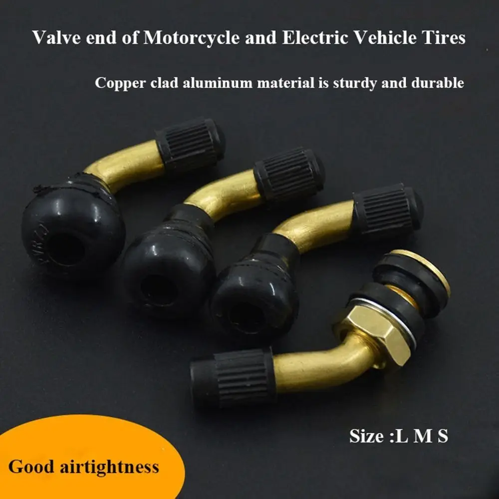 New 4 Styles Vacuum Tire Valve Rubber Electric Vehicle Vacuum Tire Valve Nozzle Scooter Motorcycle Accessories