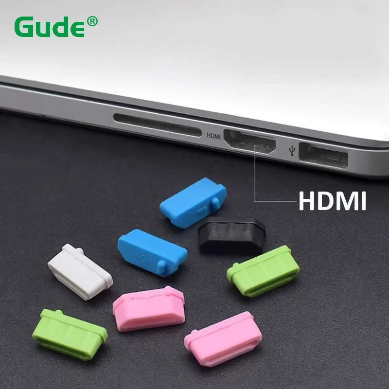 

HDMI Dust Plugs Silicone Caps Female Dustproof Protective Cover For Universally Laptop/TV