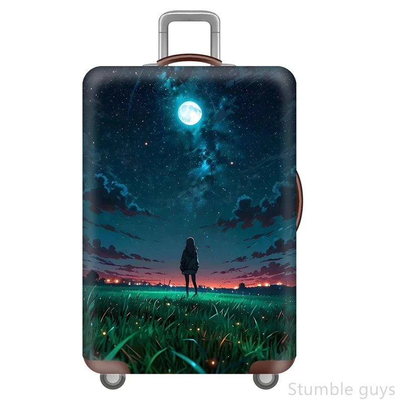 

Elastic Stretchy Suitcase Cover Protective Anti-Scratch Durable Luggage Sleeve Sturdy Travel Accessory Vacation Trips
