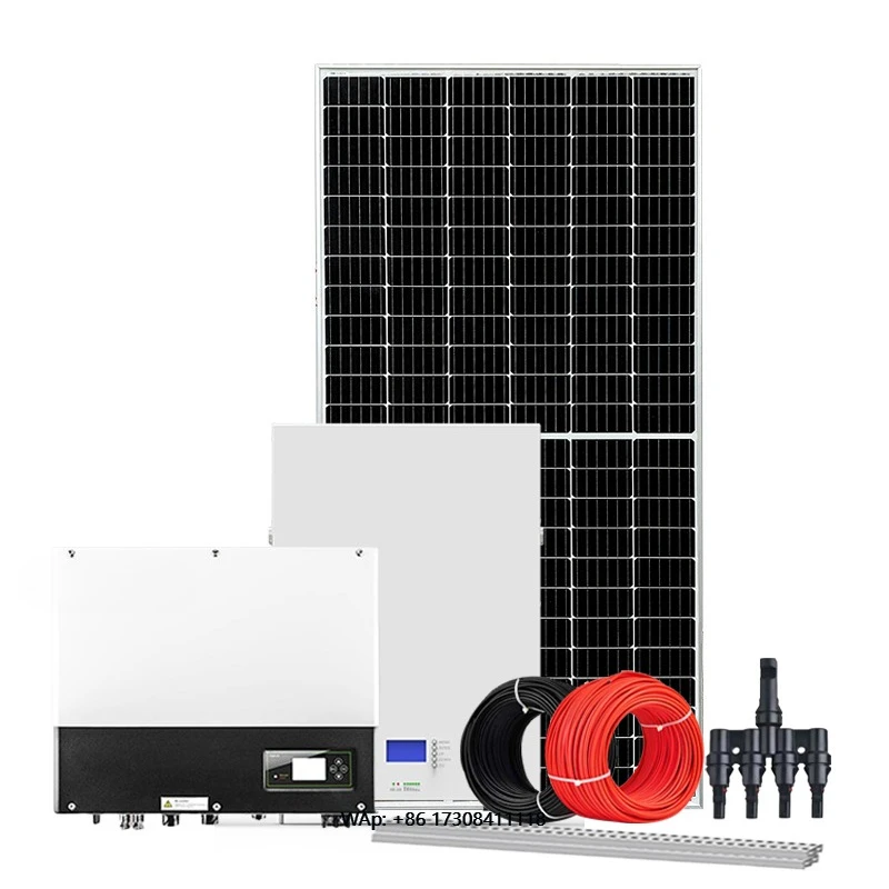 complete set of off-grid solar power system 10KW 30KW 50KW smart home solar power system for home use