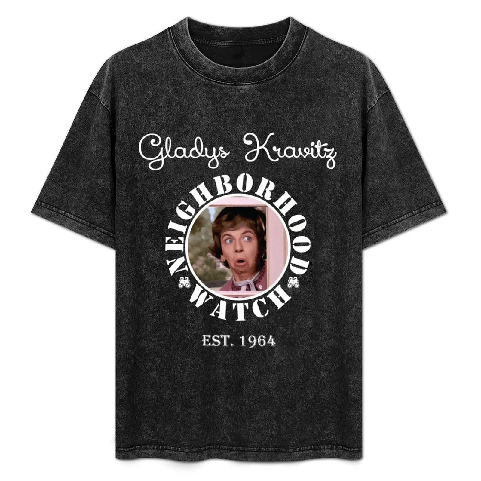 

Gladys Kravitz NEIGHBORHOOD WATCH T-Shirt Plus Size Outdoor Casual Top