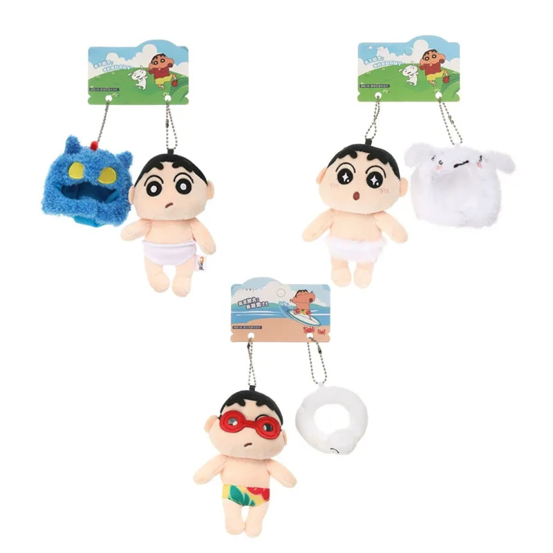 

Милый плюшевый брелок-подвеска Широ из мультфильма Крейон Шин-чан, плюшевые брелоки для сумок, рюкзаков, автомобилей, телефонов, в виде мультяшной собаки