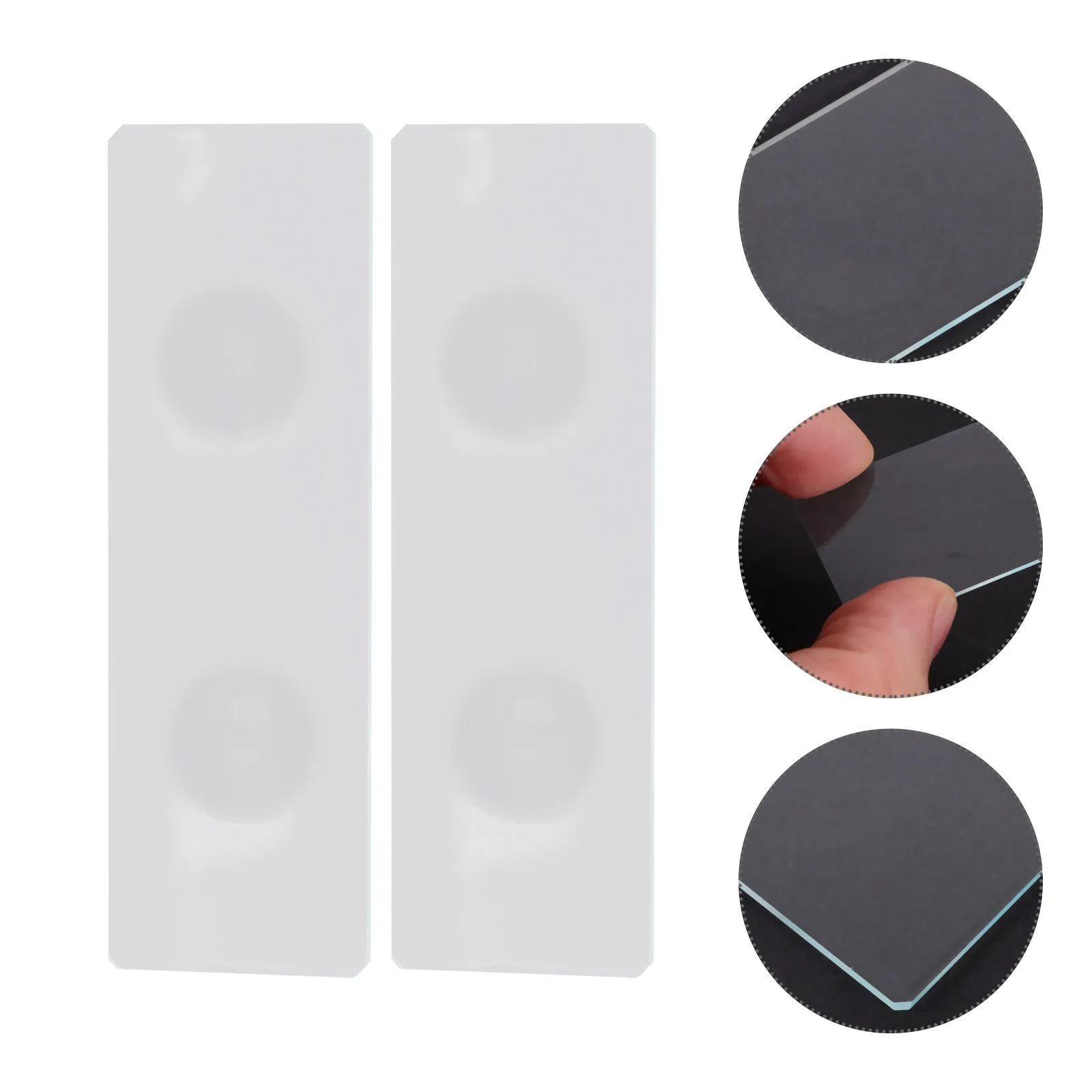 

50Pcs Double Concave Microscope Slides Glass Laboratory Slides for Specimens Aquatic Specimens Sample Observation