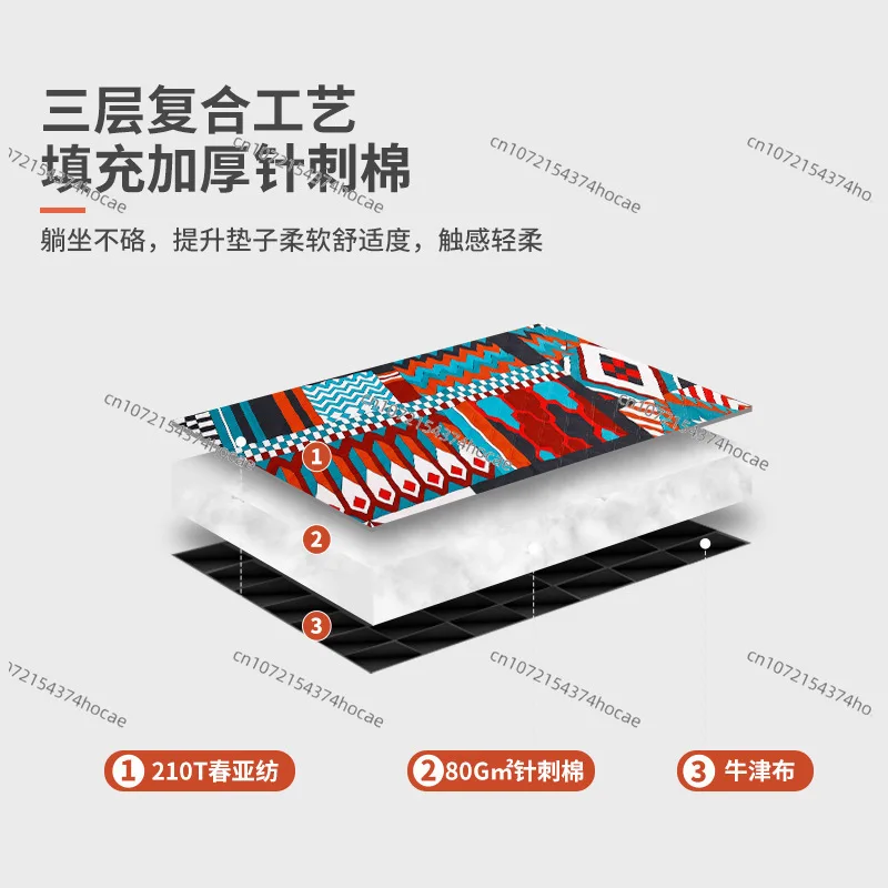 Portable camping moisture-proof mat, outdoor waterproof picnic seat cushion, floor mat, ultrasonic