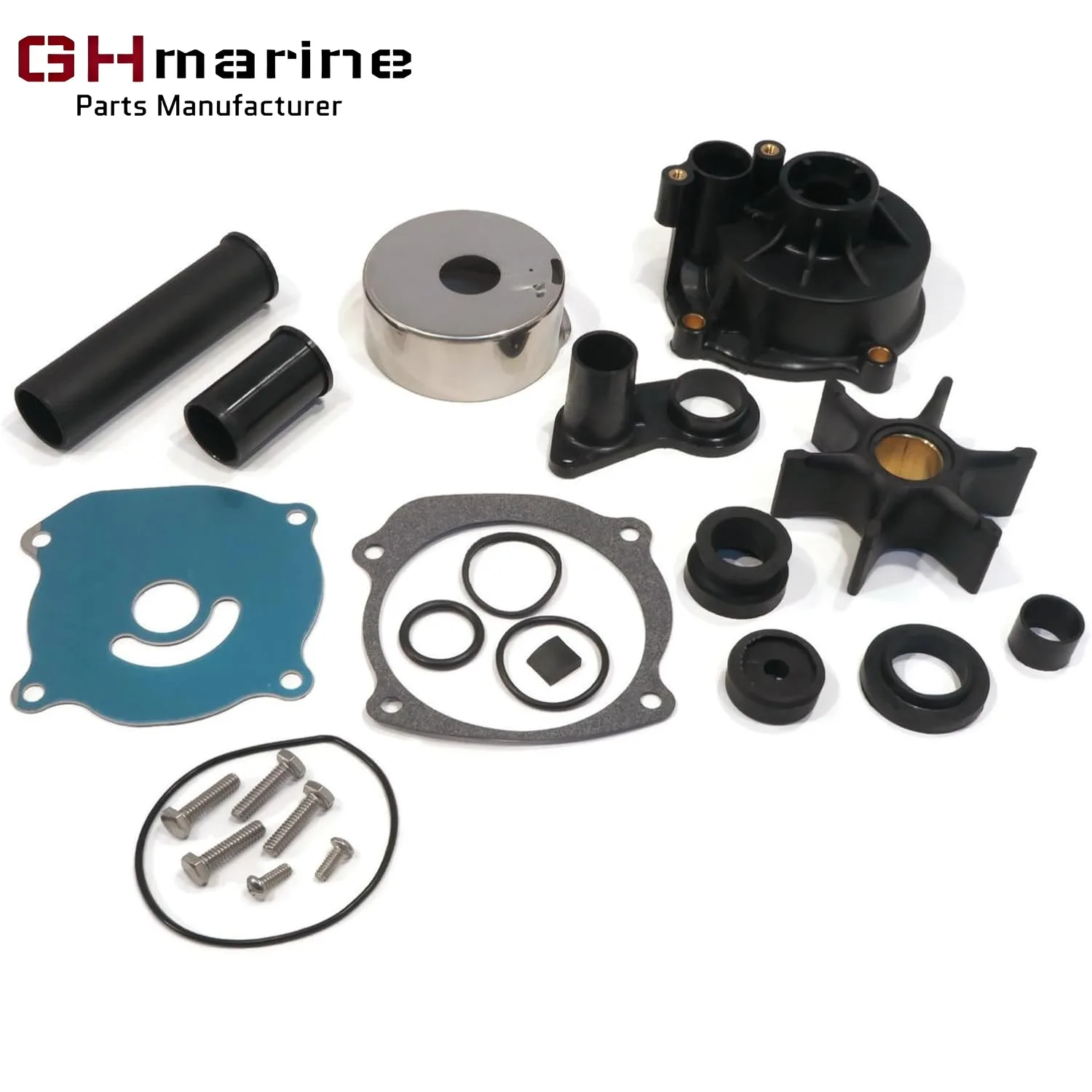 Outboard Boat Water Pump Repair Kit with Housing for Johnson Evinrude 90 115 150 200 225 250HP 5001595 0435929 0777802