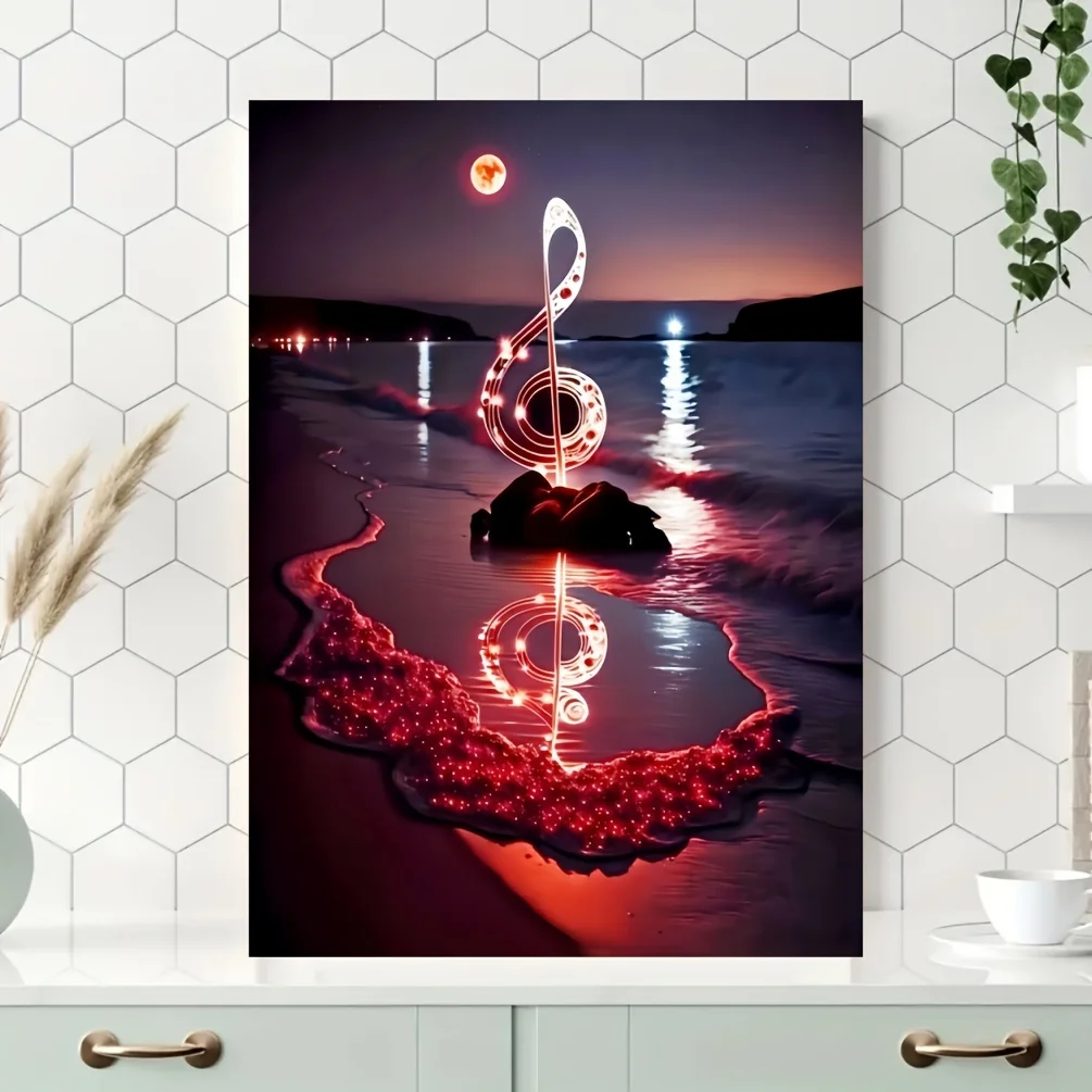 1000pcs Musical Puzzle Suitable for Adults & Families - Challenging Durable Seamless Jigsaw with Musical Notes, Game, for Musi