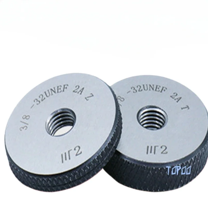 1/4 5/16 3/8 1/2 7/16 9/16 2A thread ring gage T Z TPI thread ring gauge go and no go ring gauge 2pcs/set