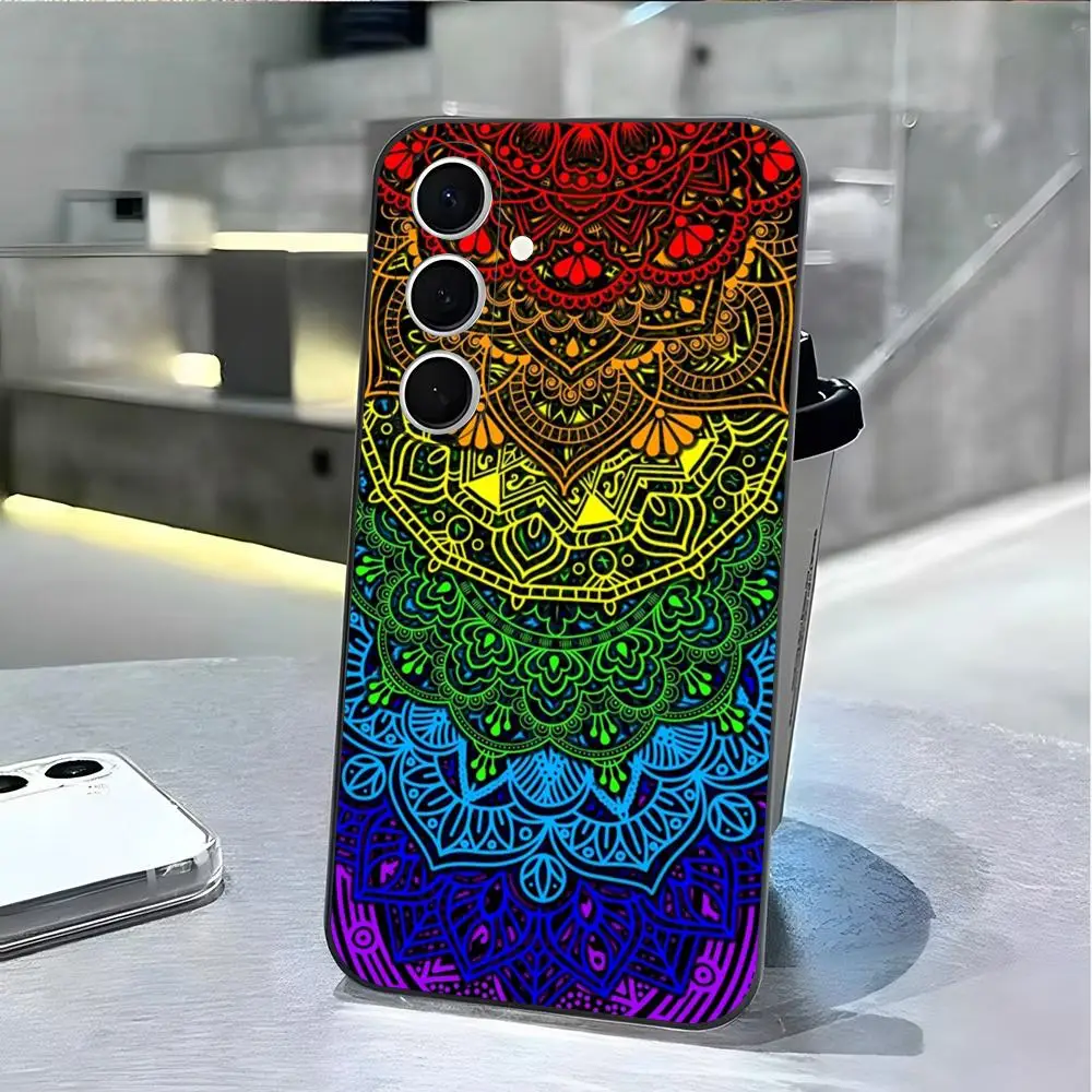 Datura Flower Painting Phone Case For Samsung S26 S25 S24 S23 S22 Ultra Plus Fe A57 A37 A17 A27 5G Silicon Cover